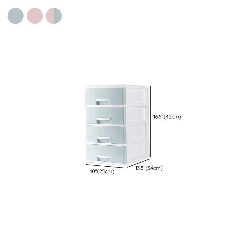 Modern Filing Cabinet Plastic Vertical Filing Cabinet with Drawers