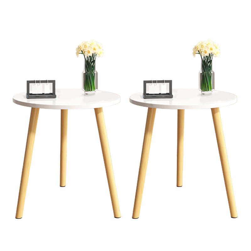 Modern Side Table No Distressing Wood End Table with Storage