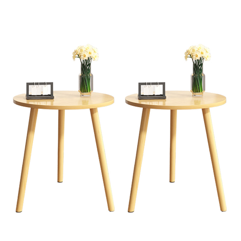 Modern Side Table No Distressing Wood End Table with Storage