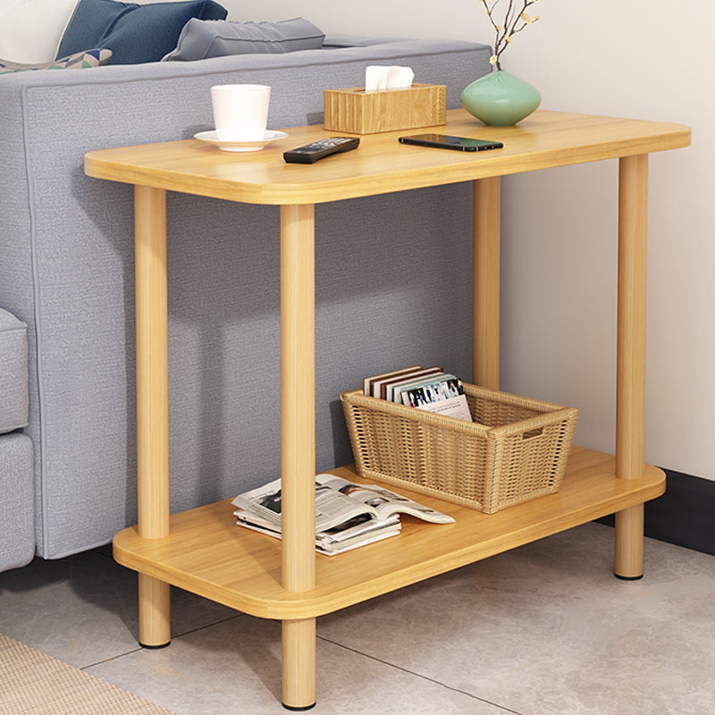 Modern Accent Side Table Storage Wood Side Table for Bedroom