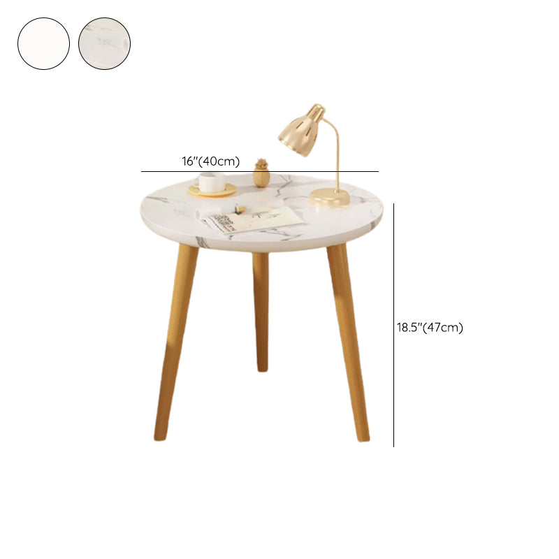 Modern Accent Side Table Storage Wood Side Table for Bedroom