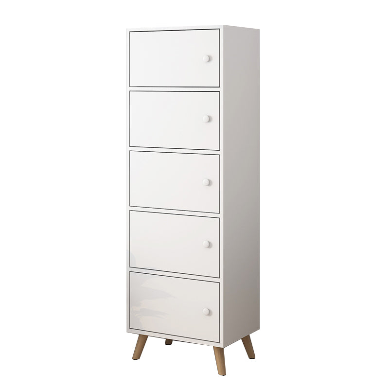 Modern Rectangle Storage Cabinet Wood Knobs Cabinet with Doors