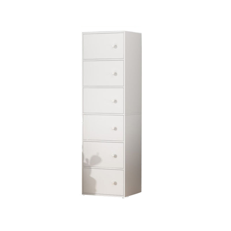Modern Rectangle Chest Bar Pulls Storage Cabinet with Drawer