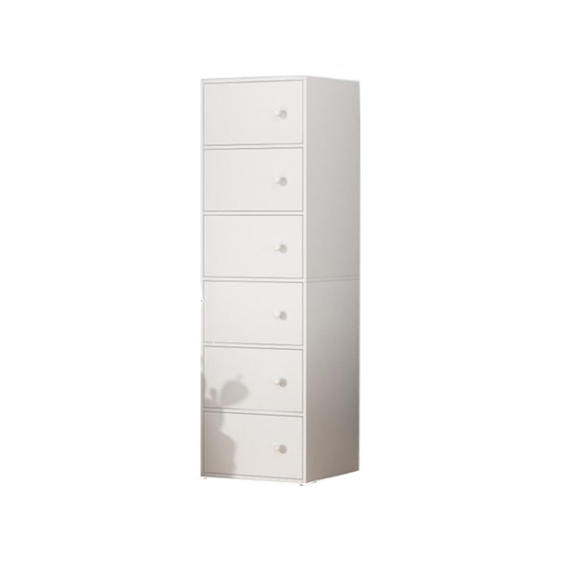 Modern Rectangle Chest Bar Pulls Storage Cabinet with Drawer