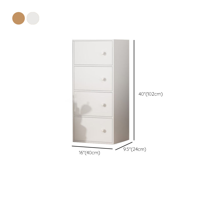 Modern Rectangle Chest Bar Pulls Storage Cabinet with Drawer