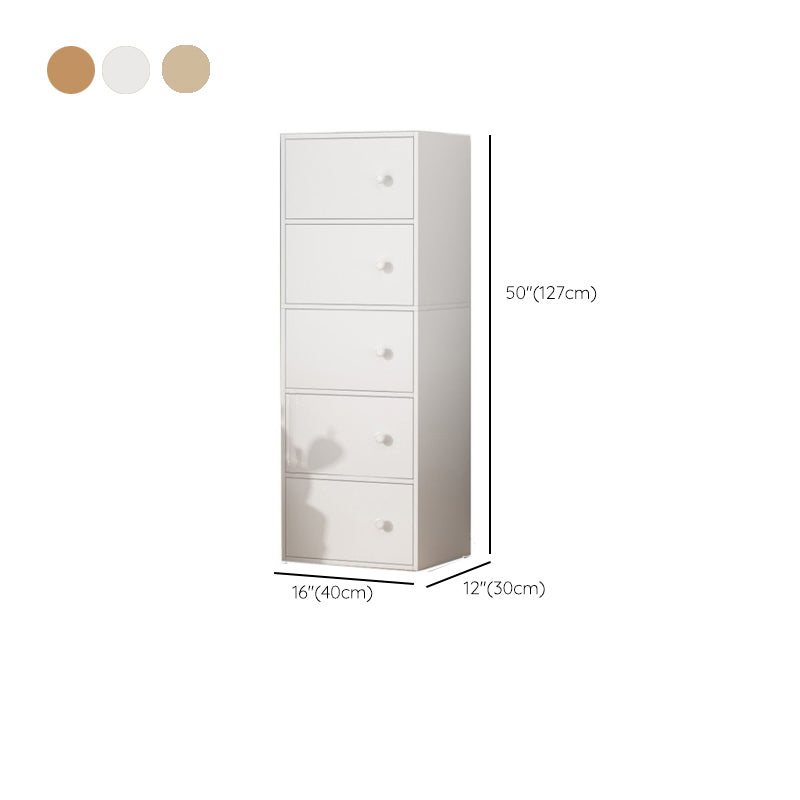 Modern Rectangle Chest Bar Pulls Storage Cabinet with Drawer