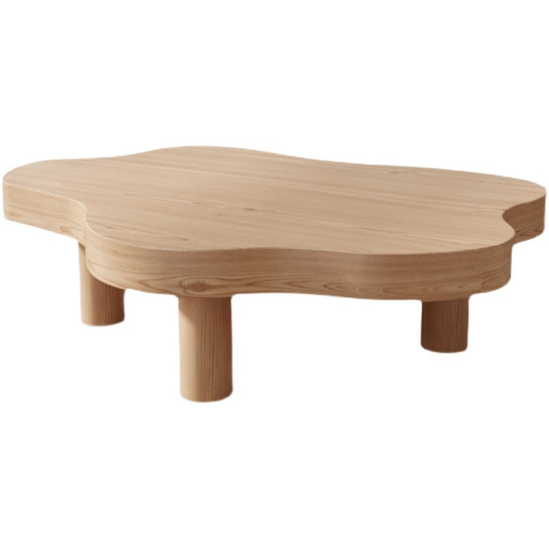 3 Legs Coffee Table Solid Wood Coffee Cocktail Table for Living Room
