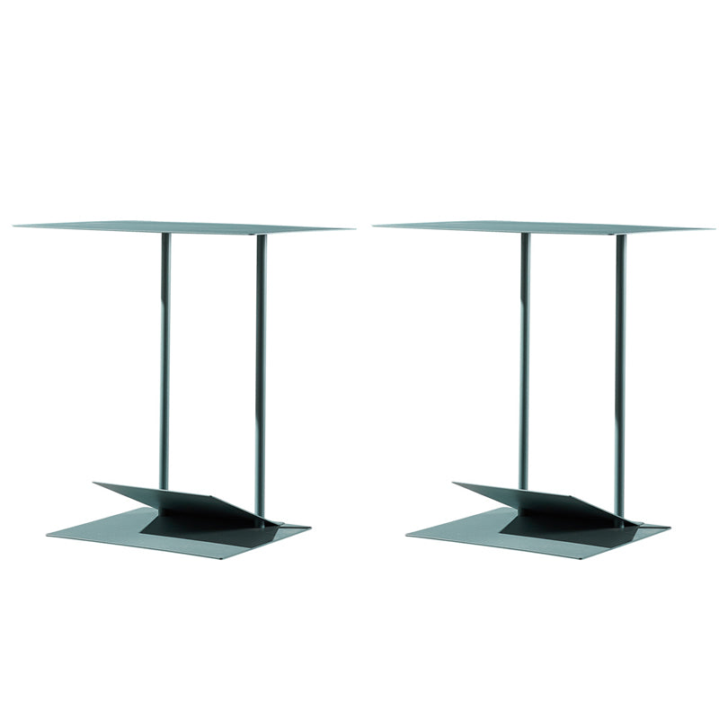 Mid-Century Modern End Table Metal C-shape Sofa Side Accent Table
