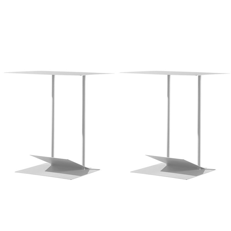 Mid-Century Modern End Table Metal C-shape Sofa Side Accent Table