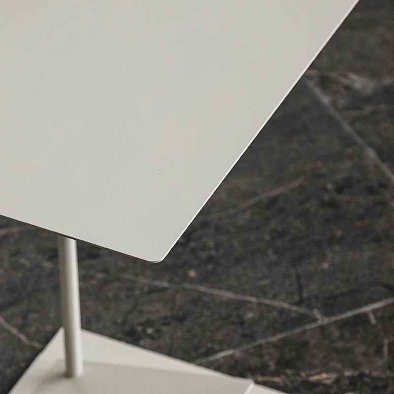 Mid-Century Modern End Table Metal C-shape Sofa Side Accent Table