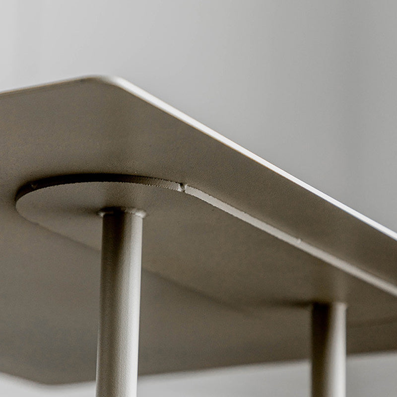 Mid-Century Modern End Table Metal C-shape Sofa Side Accent Table