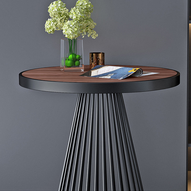 Scandinavian Solid Wood/Marble Round Frame Living Room Side End Table