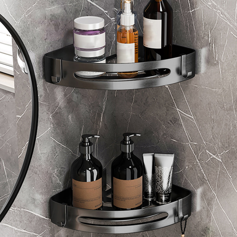 Modern Grey Bathroom Accessory Set Bath Shelf Bath Hardware Set