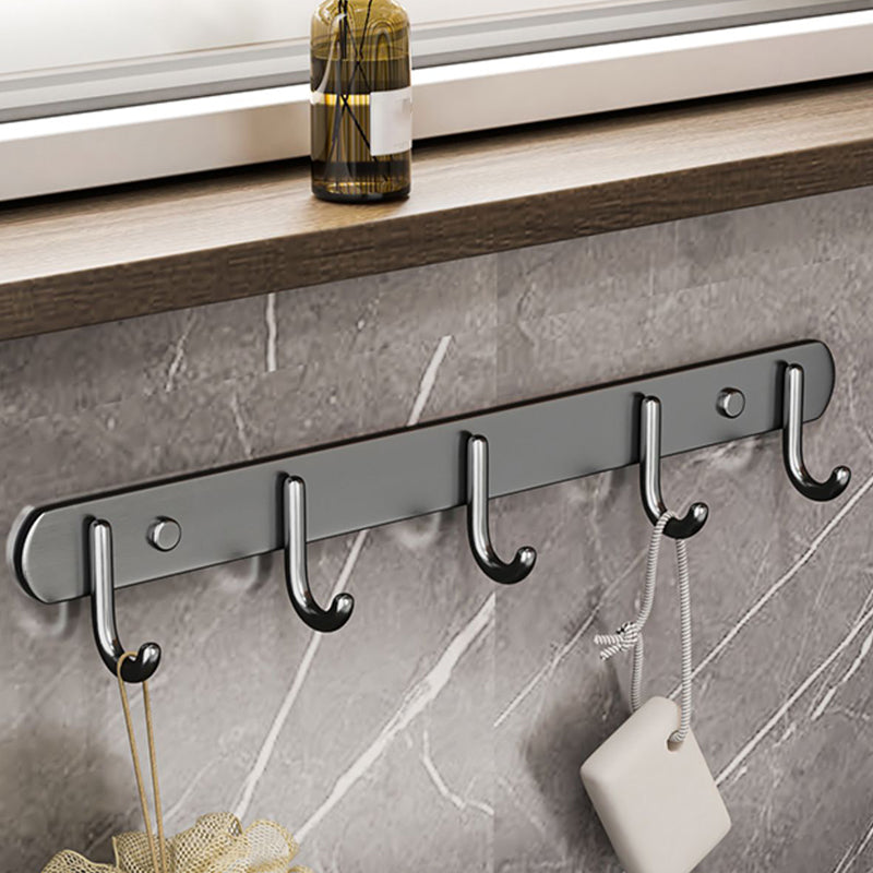 Modern Grey Bathroom Accessory Set Bath Shelf Bath Hardware Set