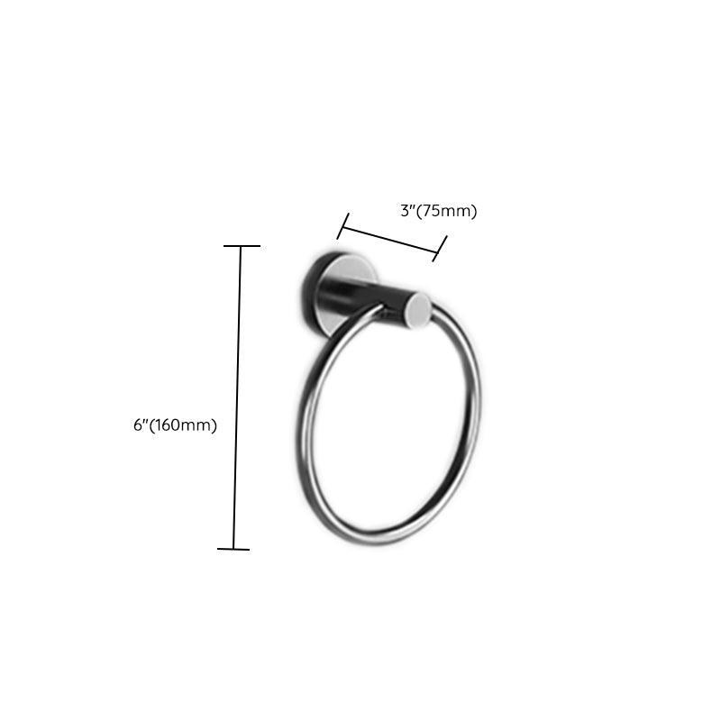 Modern Grey Bathroom Accessory Set Bath Shelf Bath Hardware Set