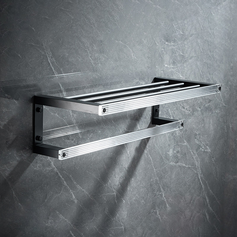 Acrylic & Aluminum Bath Hardware Set Golden Bathroom Accessory Kit