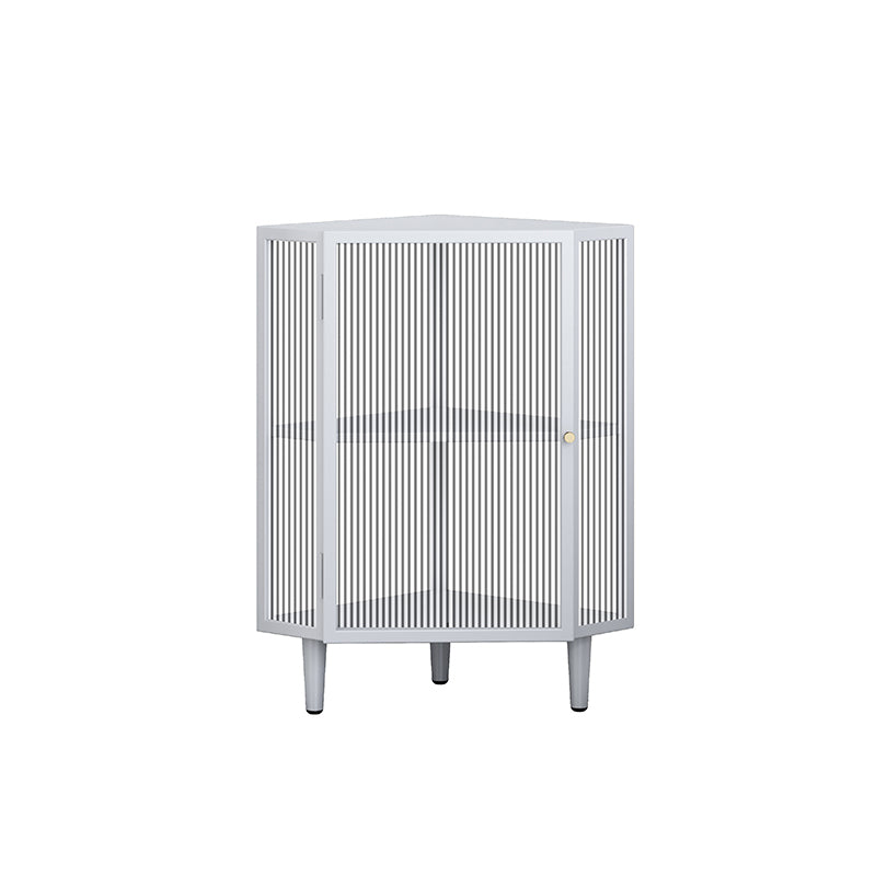 Modern China Cabinet Metal Corner Unit Storage Cabinet for Dining Room