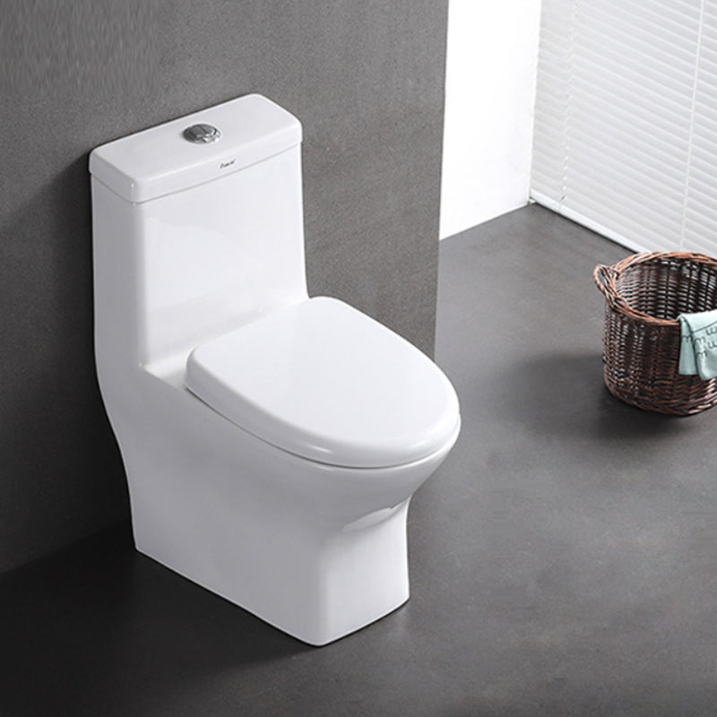 Contemporary One Piece Flush Toilet Floor Mounted Urine Toilet for Washroom