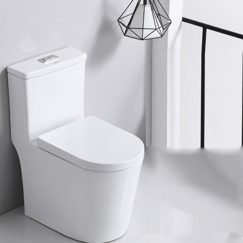 Contemporary One Piece Flush Toilet Floor Mounted Urine Toilet for Washroom