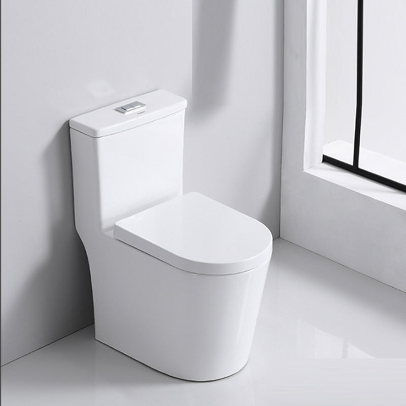 Contemporary One Piece Flush Toilet Floor Mounted Urine Toilet for Washroom