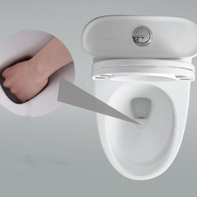 Contemporary One Piece Flush Toilet Floor Mounted Urine Toilet for Washroom