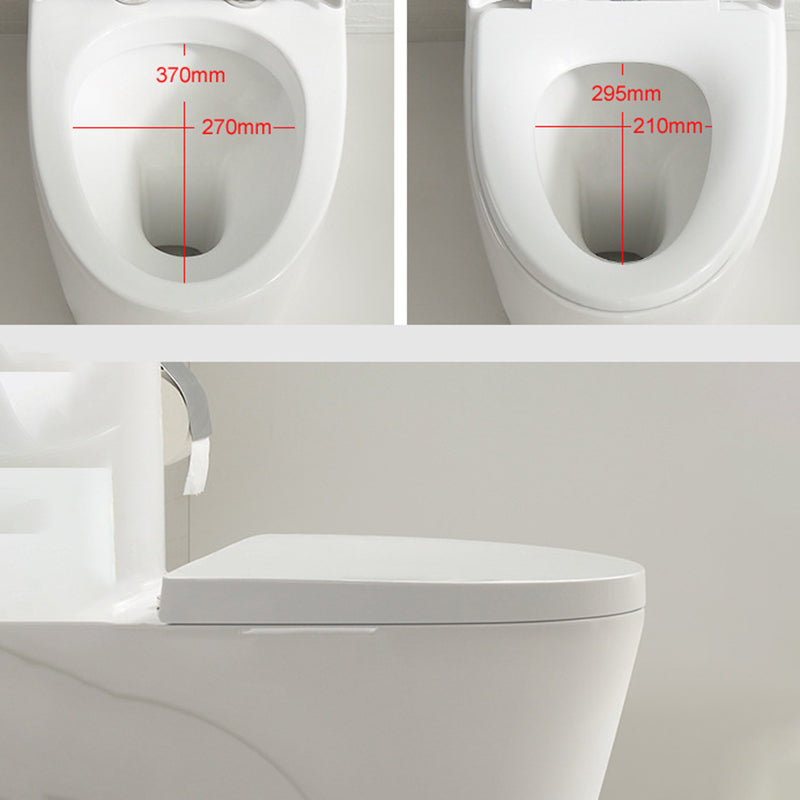 Contemporary 1-Piece Toilet Bowl Floor Mounted Urine Toilet for Bathroom