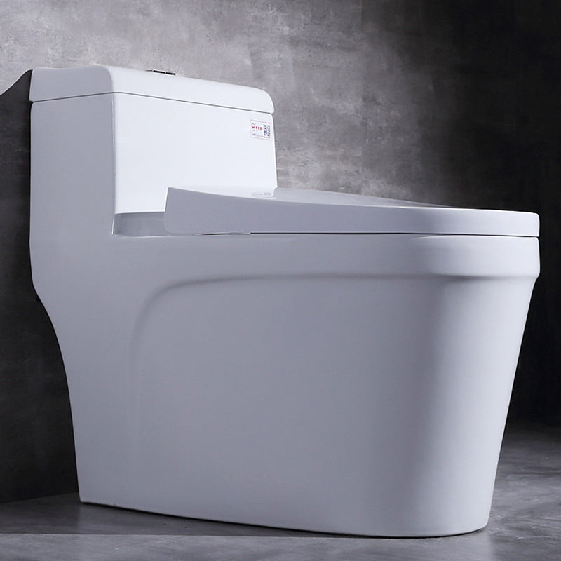 Modern Ceramic Toilet One Piece Flush Toilet with Toilet Seat
