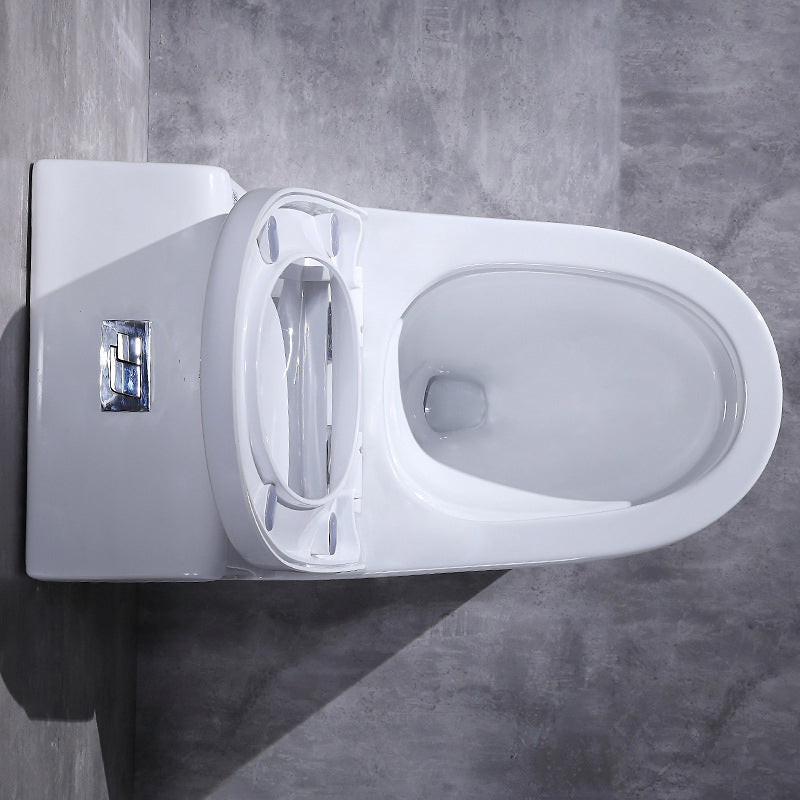 Modern Ceramic Toilet One Piece Flush Toilet with Toilet Seat