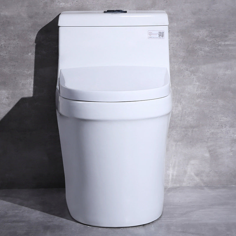 Modern Ceramic Toilet One Piece Flush Toilet with Toilet Seat