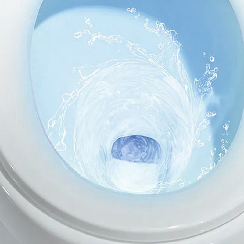 Modern Concealed Tank Urine Toilet One Piece Floor Mount Toilet Bowl with Toilet Seat