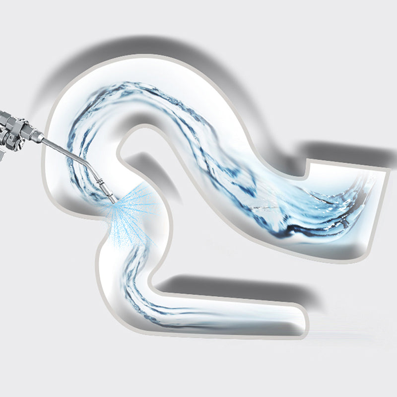 Modern Concealed Tank Urine Toilet One Piece Floor Mount Toilet Bowl with Toilet Seat