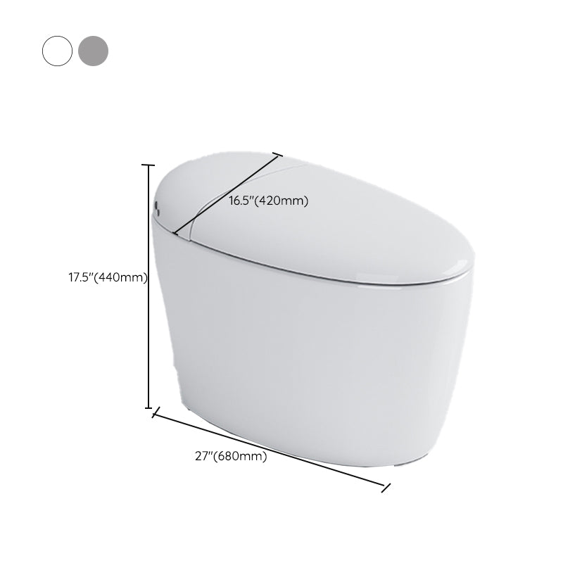 Modern Concealed Tank Urine Toilet One Piece Floor Mount Toilet Bowl with Toilet Seat