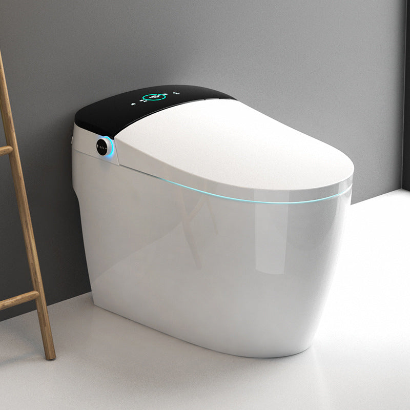 Modern One Piece Toilet Floor Mounted Ceramic Flush Toilet with Toilet Seat
