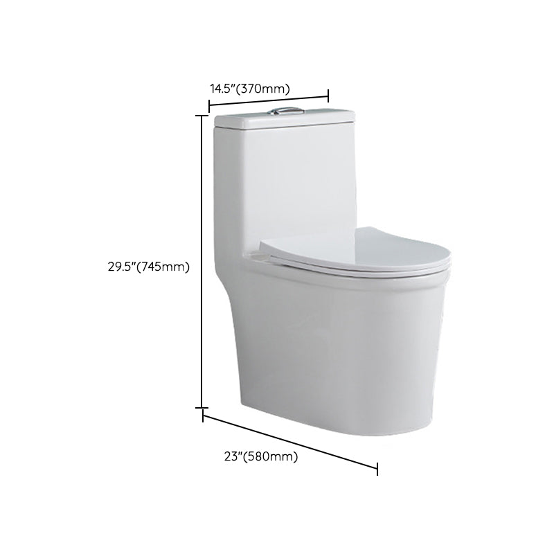 Traditional All-In-One Flush Toilet Floor Mounted Urine Toilet for Bathroom