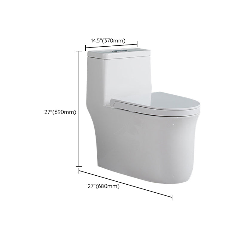 Traditional All-In-One Flush Toilet Floor Mounted Urine Toilet for Bathroom