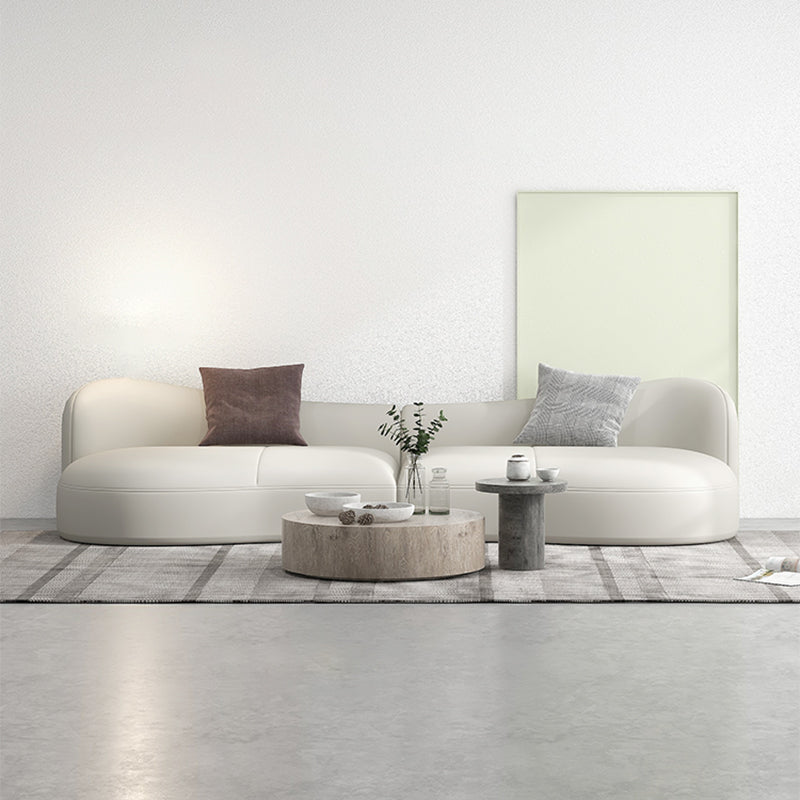 Contemporary Coffee Table Set Wooden Round Coffee Cocktail Table