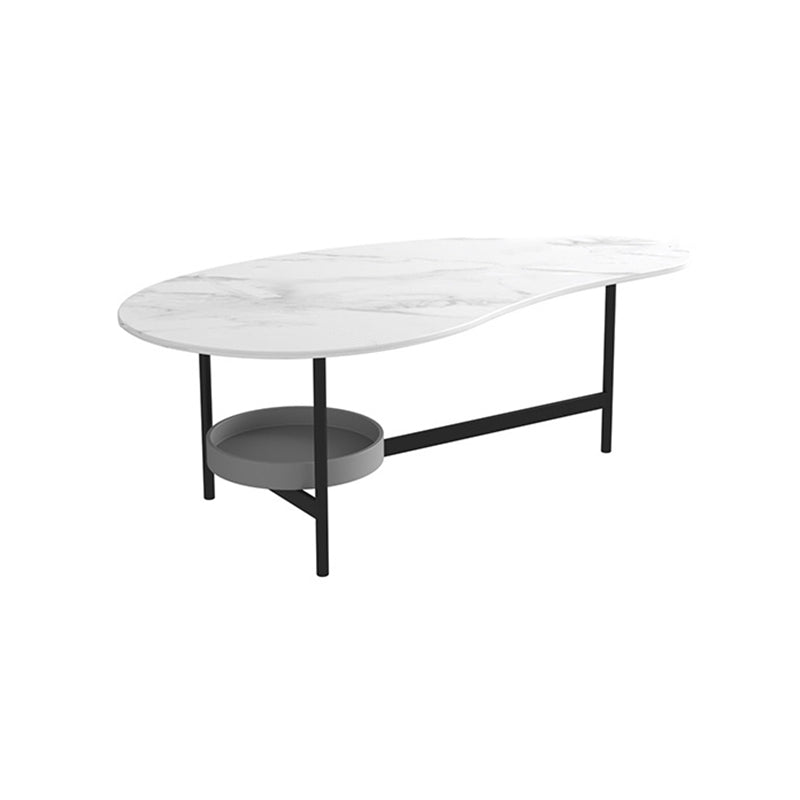 3 Legs Slate Coffee Table Free-Form Nesting Coffee Table Set
