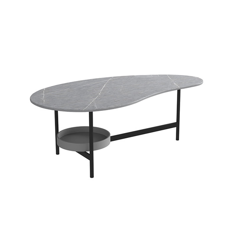 3 Legs Slate Coffee Table Free-Form Nesting Coffee Table Set