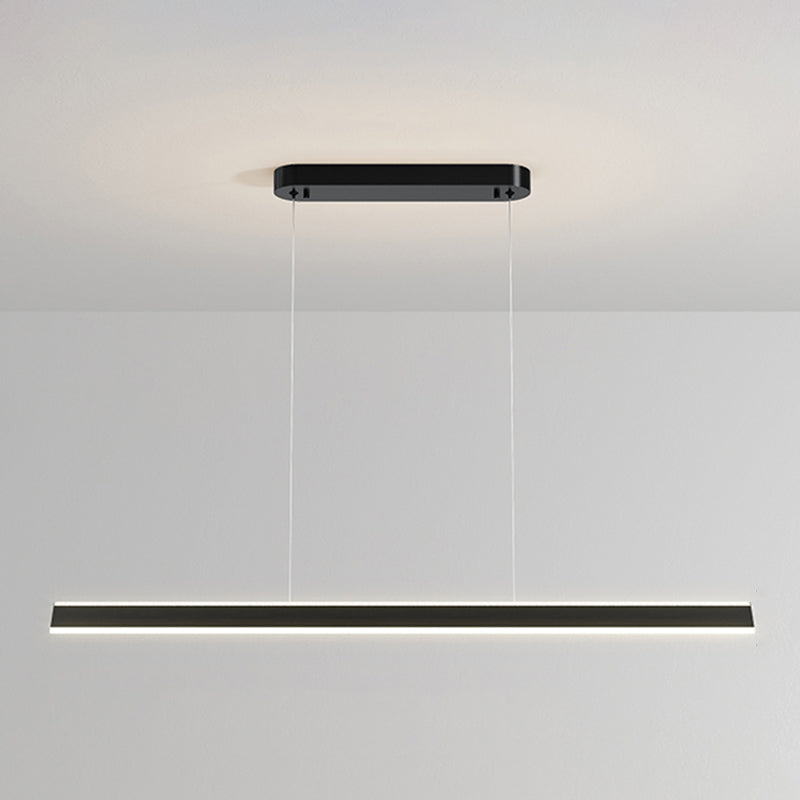 LED Island Lamp Modern Island Hanging Lamp with Acrylic Shade for Bedroom