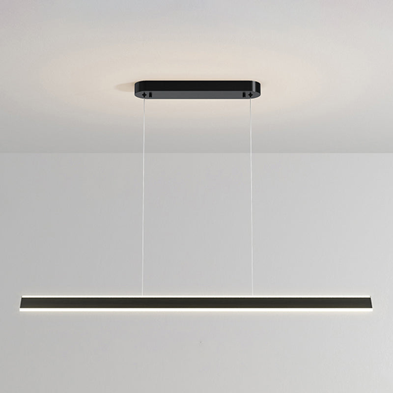 LED Island Lamp Modern Island Hanging Lamp with Acrylic Shade for Bedroom