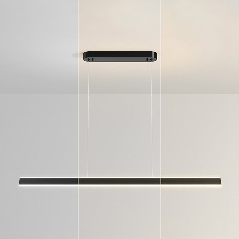 LED Island Lamp Modern Island Hanging Lamp with Acrylic Shade for Bedroom