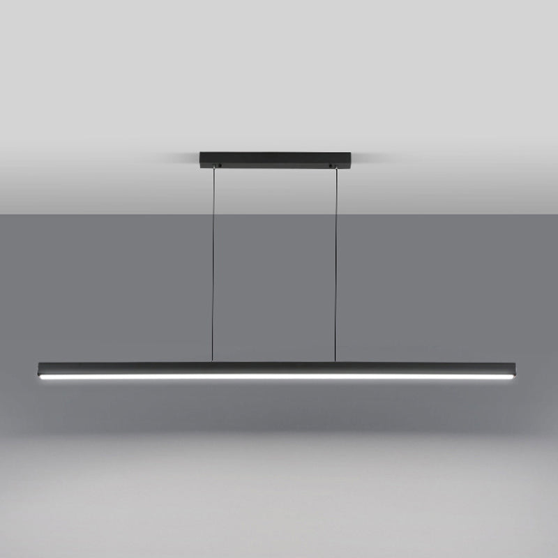 Linear Pendant Chandelier Contemporary Metal 1 Light Island Pendant