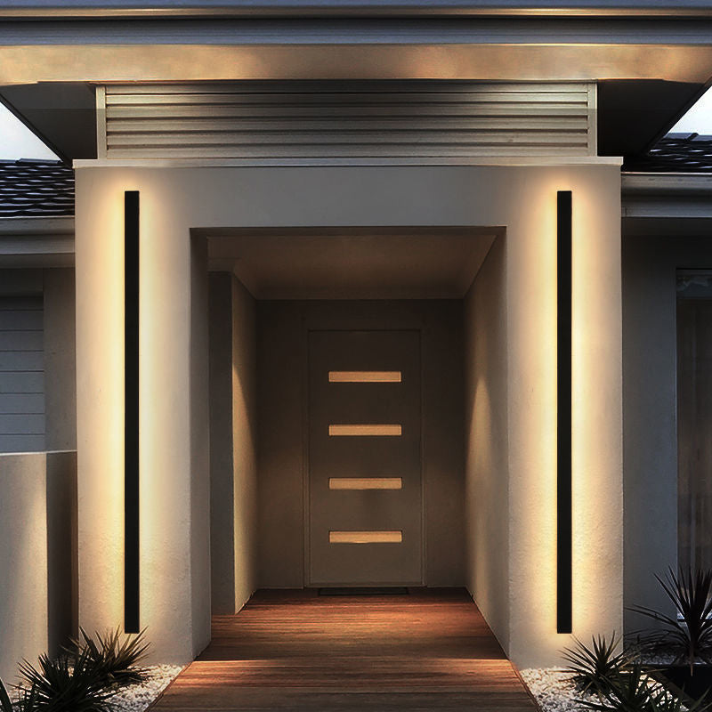 1 Light Linear Wall Lamp Simplicity Metal Wall Mounted Light Fixture