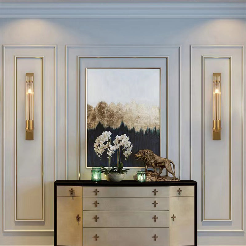 Modern Cylinder Wall Light Sconces Metal 1 Light Wall Mounted Lamp
