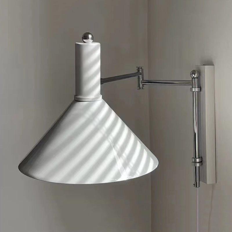 1 Light Cone Wall Mount Light Fixture Modern Metal Wall Mounted Lights