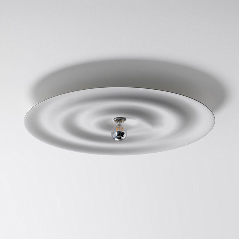 1 Light Circle Wall Mount Light Fixture Modern Metal Wall Mounted Lights