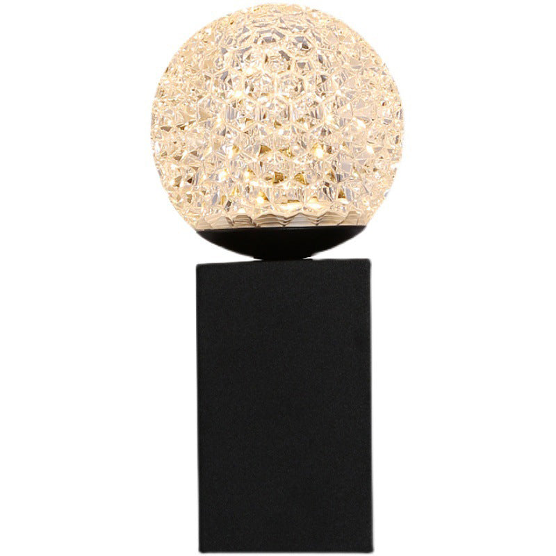 Modern Bath Vanity Lighting Acrylic Black/Golden Wall Light for Bathroom