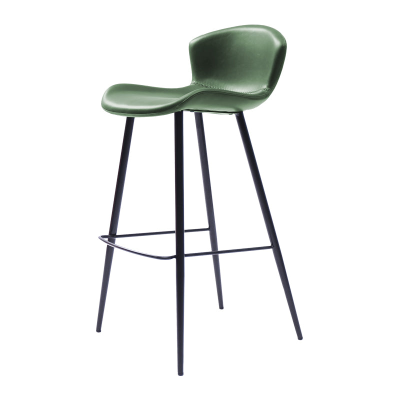 Modern Style Bar Stool Leather Backrest Counter Stool for Home