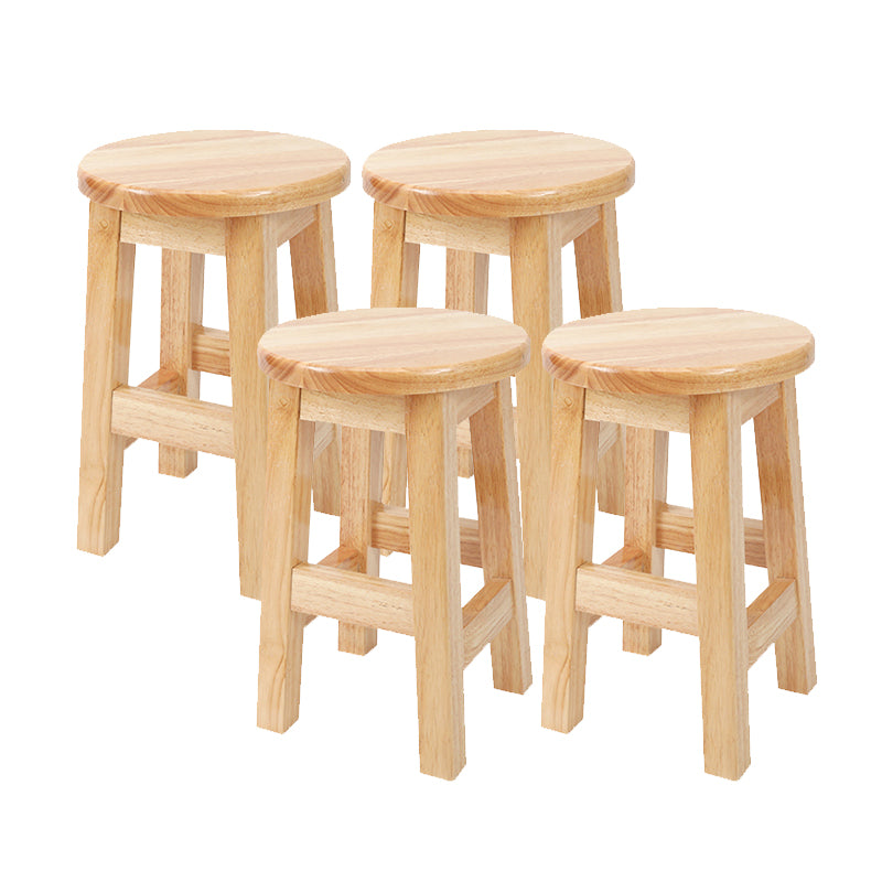 Modern Style Bar Stool Solid Wood Counter Stool for Dining Room