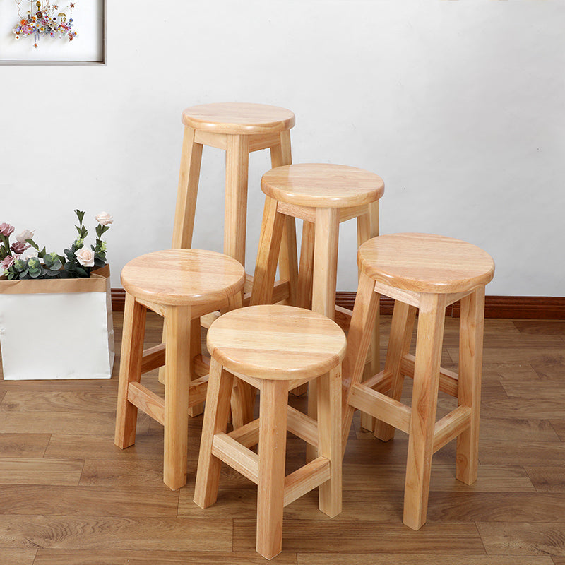 Modern Style Bar Stool Solid Wood Counter Stool for Dining Room